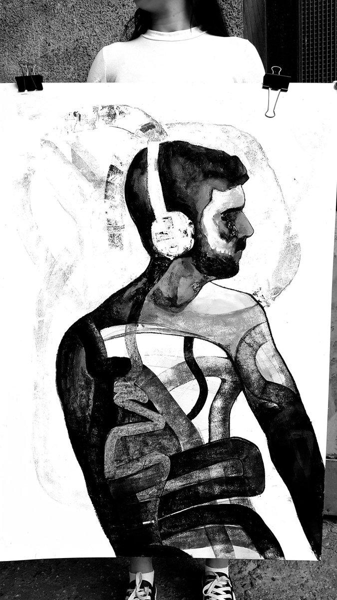 Portrait of <a href="/Billain/">B I L L A I N / A N T I R E A L</a> 
Work in progress. 

#art #artwork #artist #ArtistOnTwitter #painting #contemporaryart #nftcollector #artcollector