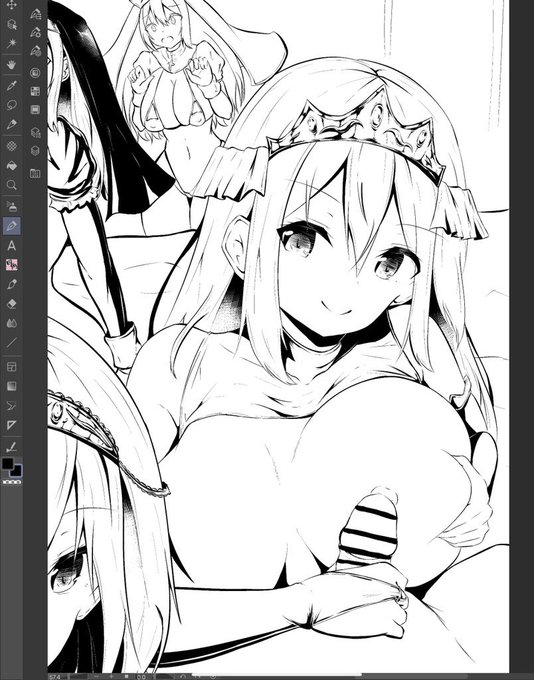 うちの子ハーレム描いてる
かわいい〜! 