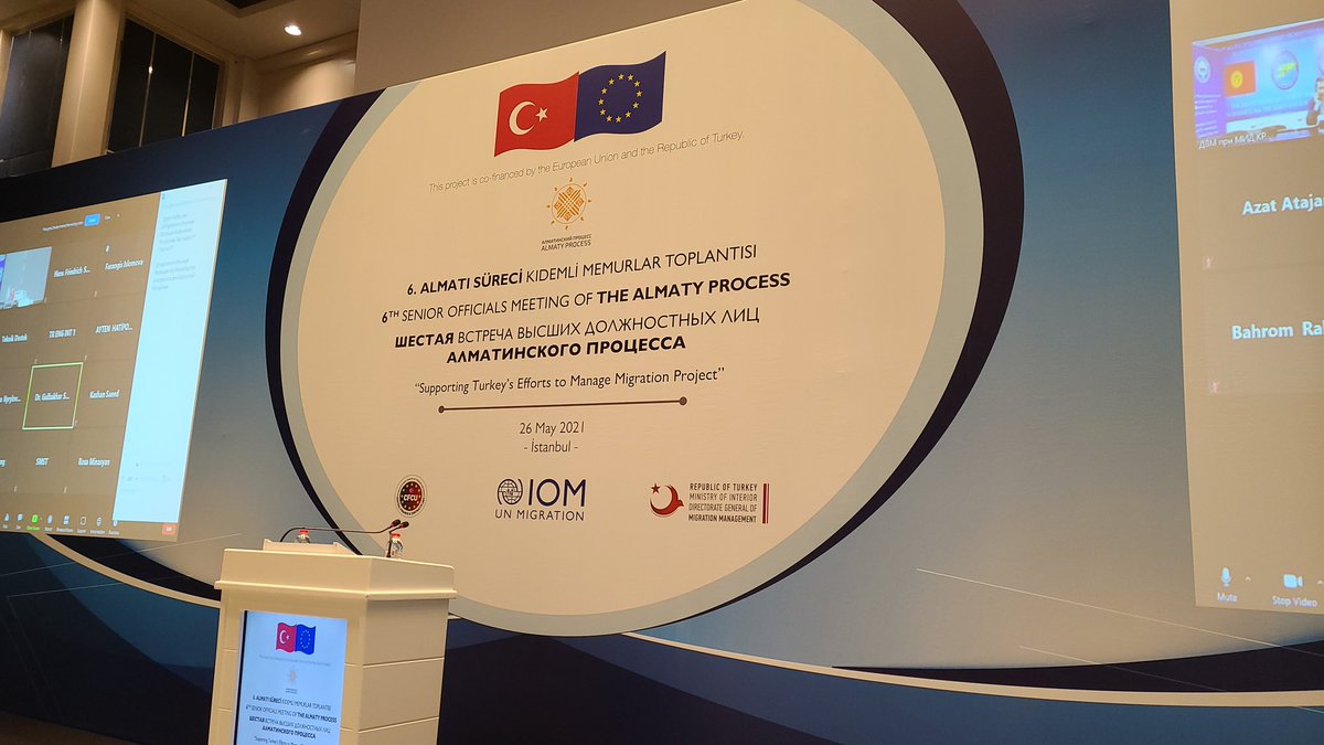 temenov's tweet photo. Pleased to attend 6th Senior Officials Meeting of #Almatyprocess together with Vice-Minister of Labour and Social Protection of Population 🇰🇿 Mr.Akmadi Sarbasov. 
Happy to hear and support 🇹🇷's clear and ambitious vision of the Chairmanship of AP and Work plan for 2021-2022 https://t.co/JdXvQc11WB