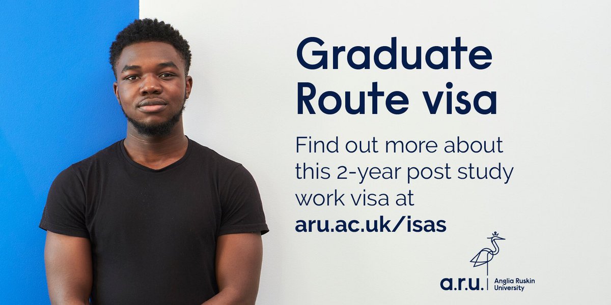 Visit ARU.ac.uk/Isas to learn more about the Graduate route the UK’s new post study work visa for international students .<a href="/AngliaRuskinSU/">ARU Students' Union</a> <a href="/VP_FBL/">VP Ashique Salim</a> <a href="/VP_AHSS/">Sobin Sojan SU</a> <a href="/VP_HEMS/">Divya Agarwal</a> <a href="/VP_FSE/">Kevin Joy SU</a> <a href="/president_ARU/">Cavya Antony SU</a> <a href="/AngliaRuskinSU/">ARU Students' Union</a> @ARemployability