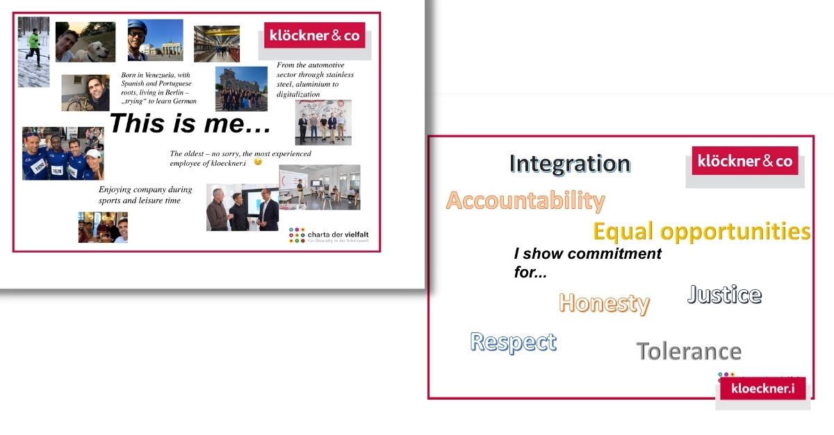kloeckner.i (@kloeckner_i) on Twitter photo Our CEO, Ricardo de Sousa, takes part in our #diversity campaign this week🏳️🌈⚧️
Thanks for sharing, Ricardo!💖
#UnitedInDiversity #EUDiversityMonth #DDT21 #FlaggefürVielfalt #diversitymatters #insidekci Our CEO, Ricardo de Sousa, takes part in our #diversity campaign this week🏳️🌈⚧️
Thanks for sharing, Ricardo!💖
#UnitedInDiversity #EUDiversityMonth #DDT21 #FlaggefürVielfalt #diversitymatters #insidekci