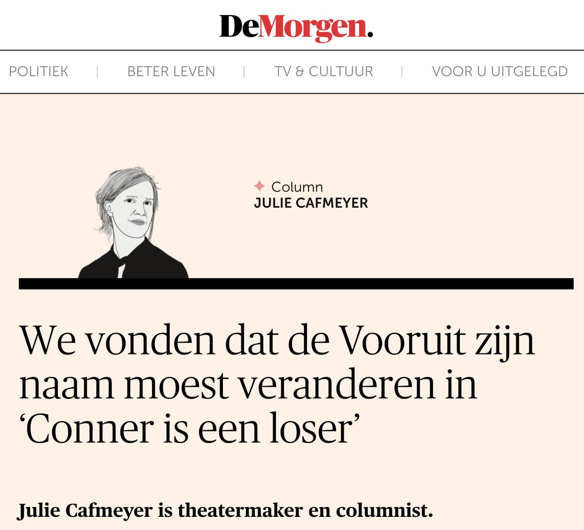 itworks's tweet photo. Geniaal ... #demorgen #devooruit https://t.co/fV83KpSjTM