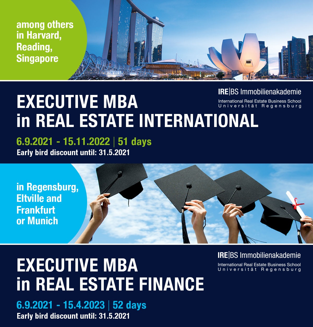 Irebs Immobilienakademie On Twitter Be Smart Be Fast And Register Now Until May 31 For One Of Our Two Mba Programs You Will Benefit From Our Early Bird Rate Save