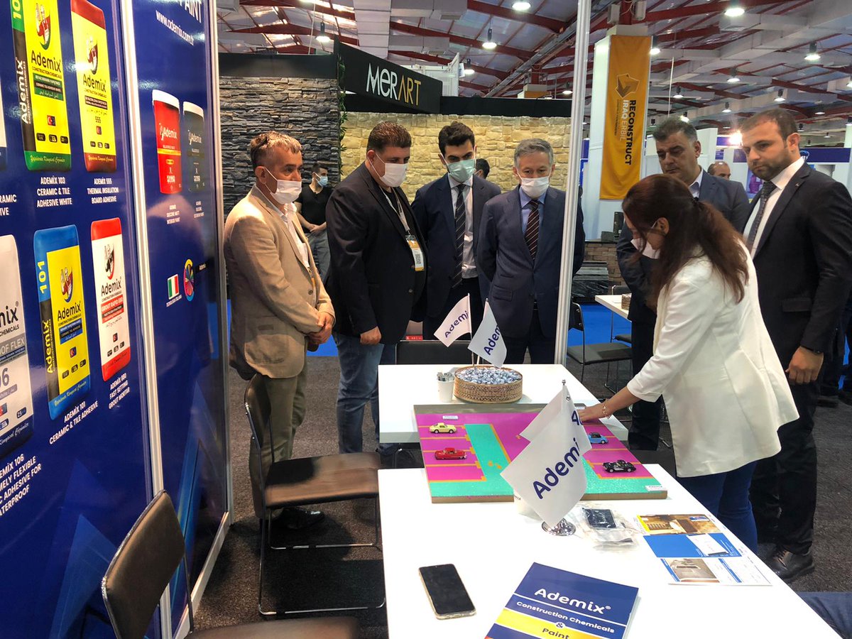 AdemixTR's tweet photo. Erbil İnşaat Fuarında,standımızı ziyaret edip Irak’taki faaliyetlerimiz hakkında bilgi alan Erbil Başkonsolosu Sn.Hakan Karaçay’a şükranlarımızı sunarız. https://t.co/uXCzIMhhAy