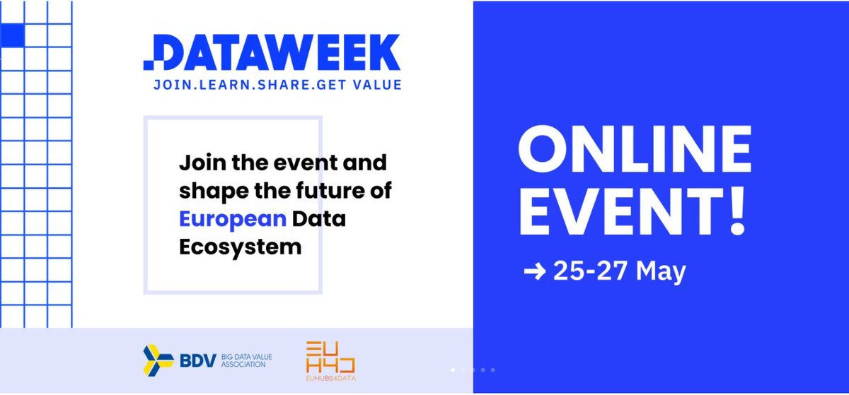 stevensri's tweet photo. #dataweek2021
-Don't miss our description of the #DataBench project and our toolbox for benchmarking BigData Analytics and AI @Databench
FIND us at analytics/ML pipelines at 11:30 - https://t.co/ee51GuFotN.
@BDVA_PPP https://t.co/VGKGLd2kEb