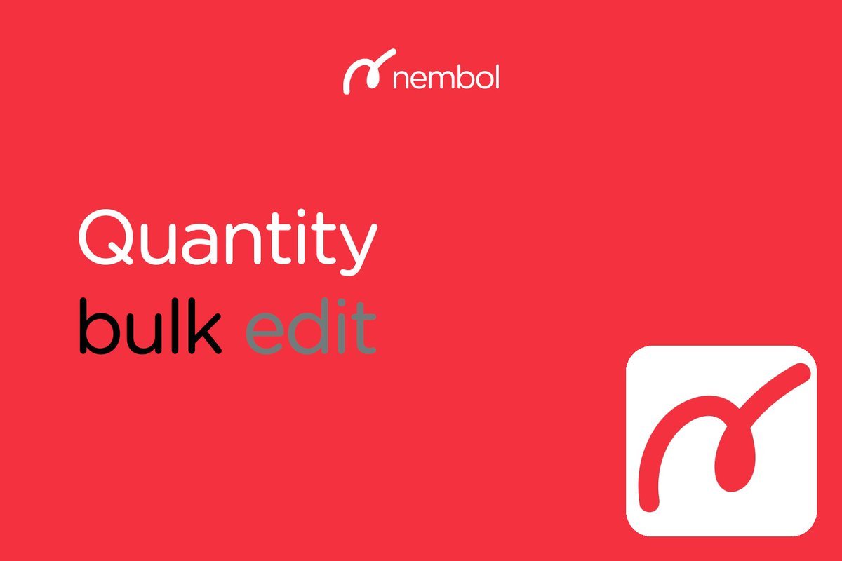 NembolApp's tweet image. Quickly bulk-edit your inventory on multiple products.

#shopify #etsy #ebay #amazon

nembol.com/e-commerce-for…