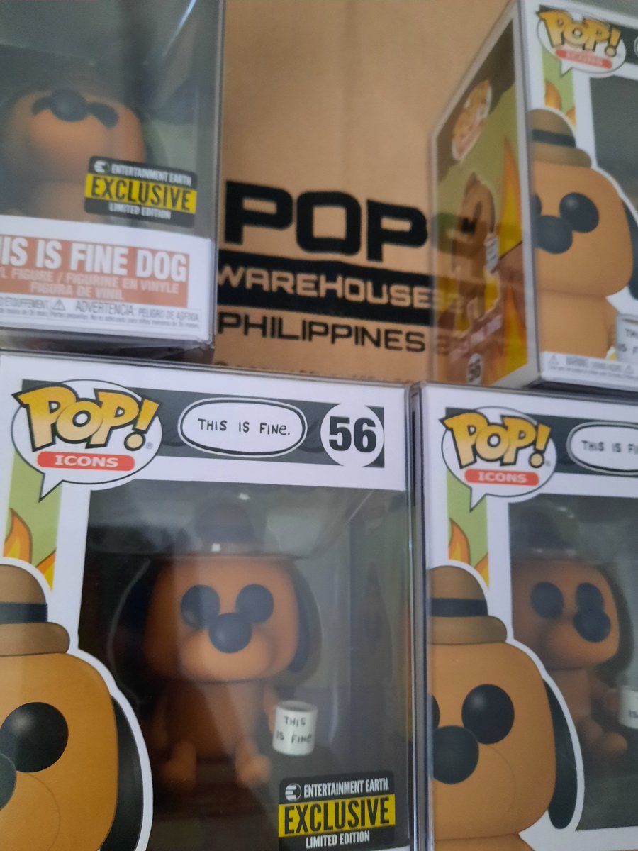 PopWarehousePH's tweet photo. This Is Fine Dog Funko Pop has now arrived at Pop Warehouse Philippines. Shipments will start shipping out tomorrow. 

#Funko #FunkoPop https://t.co/uuu9QYPIbt