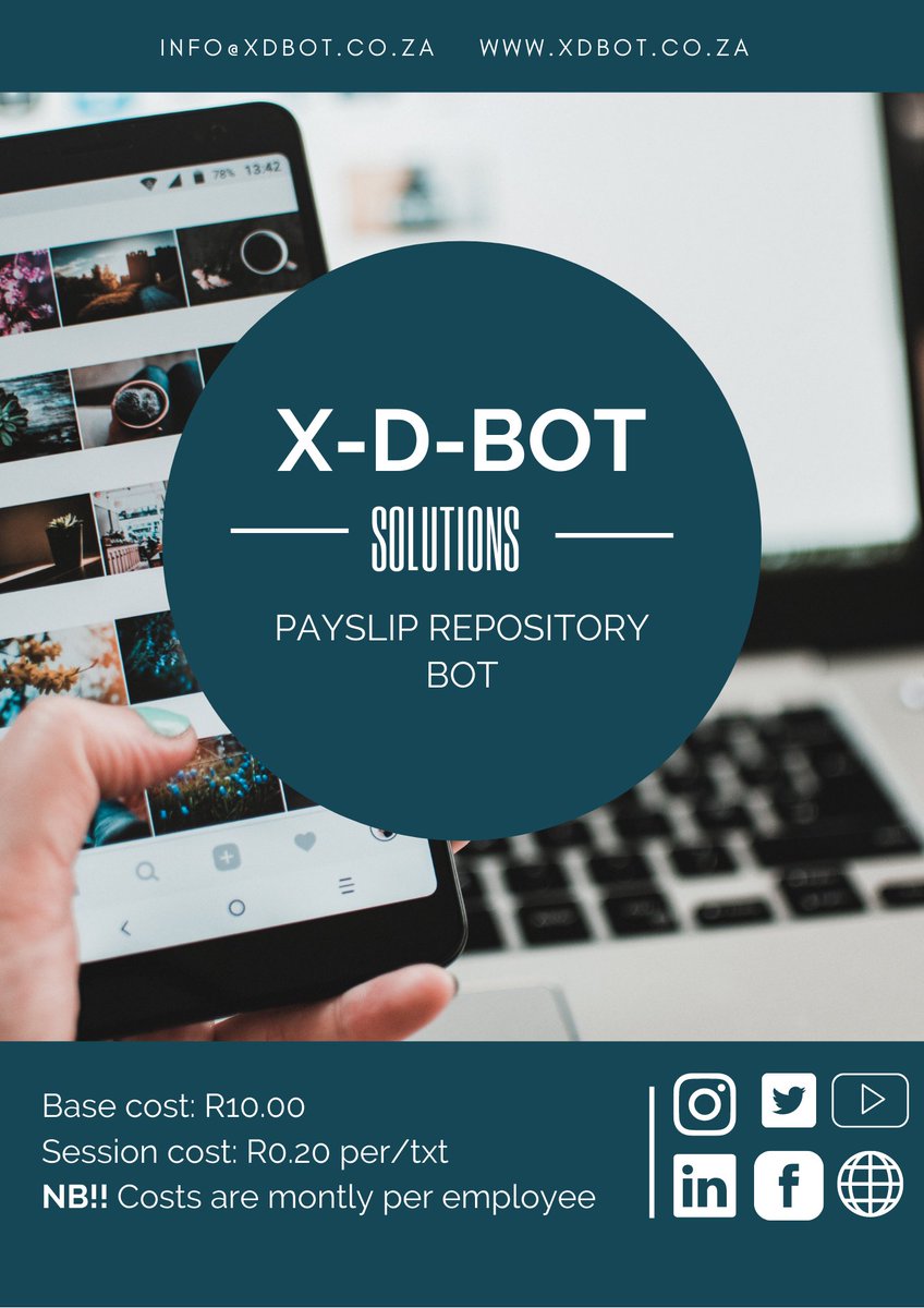 NoApp_za's tweet photo. We have every solution you may think of, get yourself a bot that will make payday much easier....
#xdbot #chatbot #chatbotdevelopment #innovation #whatsapp #whatsappsolutions #wedomorewednesdays https://t.co/hUYk4CSTYd
