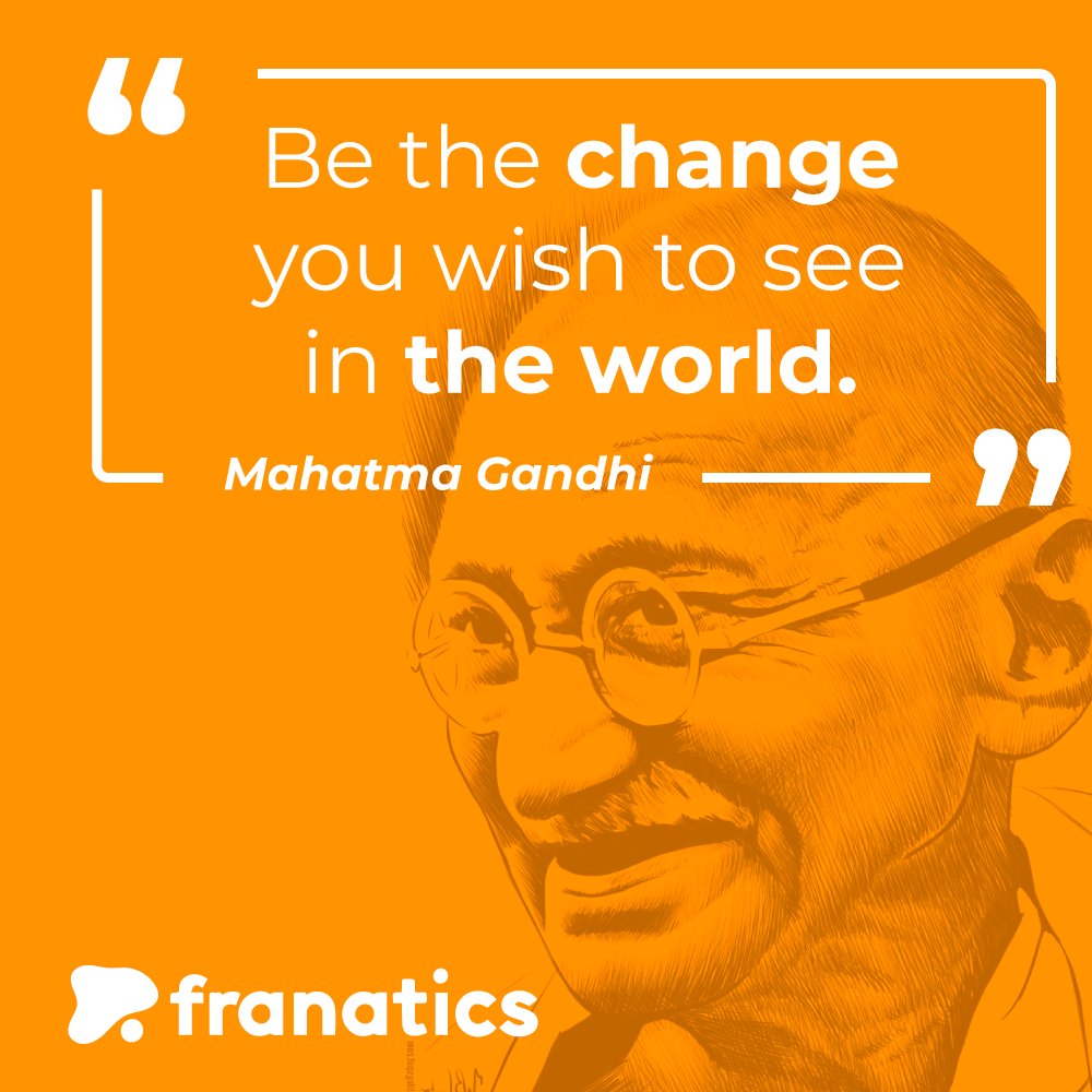TFranatics's tweet photo. The spark of change ignites within us and ripples to our spheres of influence.
#wednesdaymotivation #inspirationalquotes #mahatmagandhi #gandhi #gandhiquotes #thefranatics #wednesday https://t.co/yvBFaV1TRO