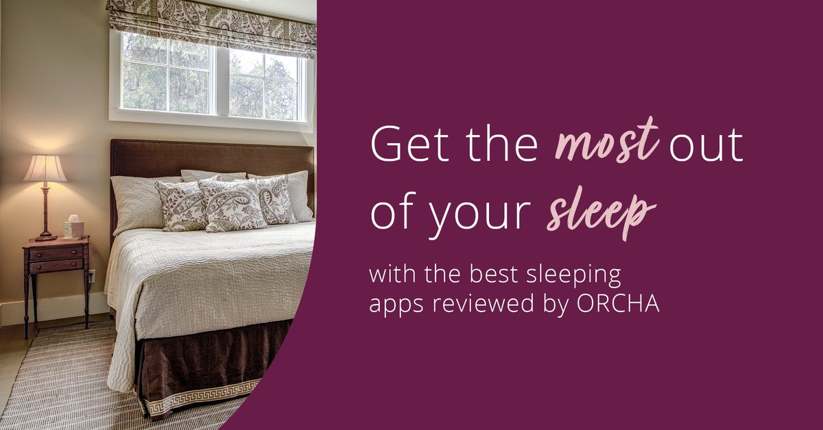 Here’s the picks of the top 5 sleep apps on ORCHA:

Sleepio | iOS

Sleep &amp; meditation: sleep stories to relax by Wysa

Feeling Good: positive mindset

Melon: healthier, happier you

Sleeprate: balance your sleep

Find them on our apps library here bit.ly/33rHW8Z
