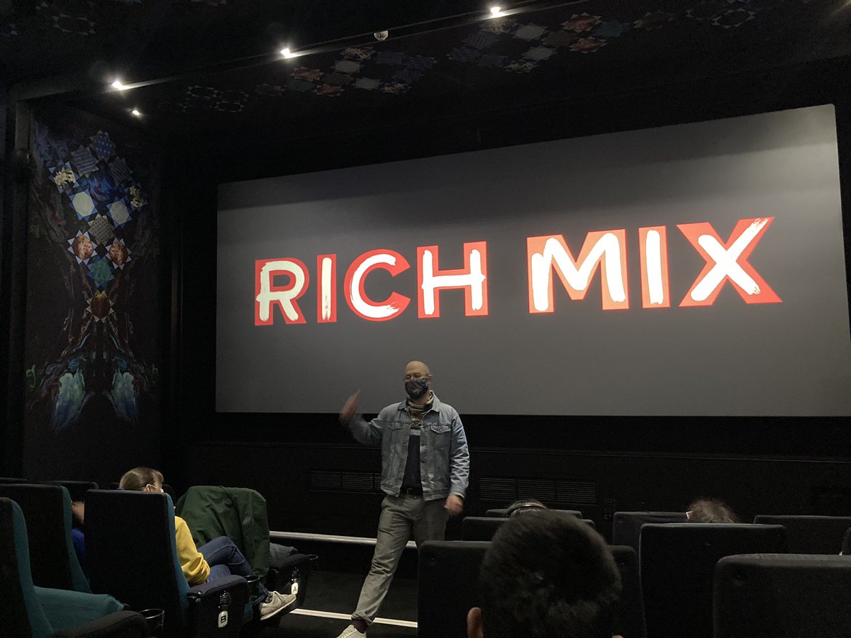 5tJohnsTower's tweet photo. We have the whole RICH MIX cinema to ourselves. We are currently watching Inside Out; lots of giggles coming from the different seats. #filmingworkshop #richmixcinema https://t.co/imaJtdN1Hy