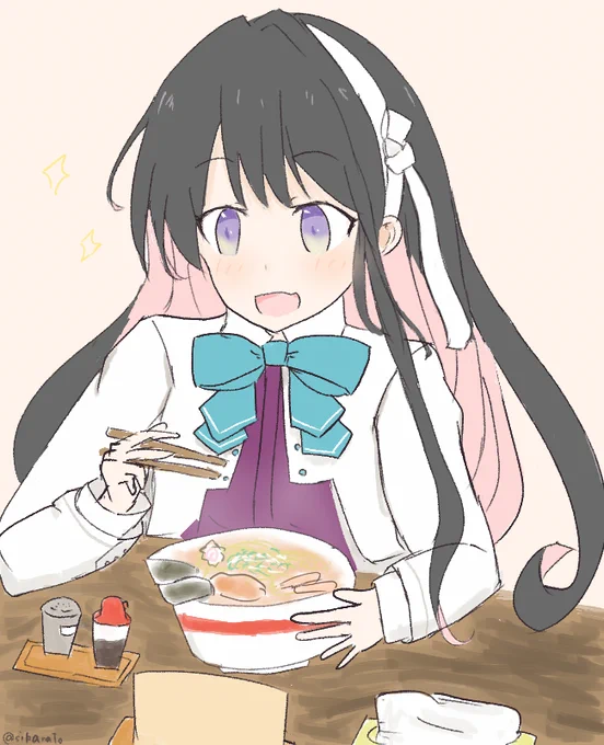 ラーメンわくわく長波ちゃん
#艦これ 