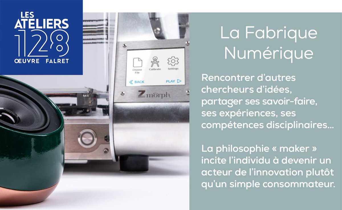 Action_Falret's tweet photo. [Les Ateliers 128, des espaces de travail et de détente qui rendent heureux] ✨ Découvrez 1 espace du futur tiers-lieu ⭐ La Fabrique Numérique ⭐ https://t.co/yasKXEODei