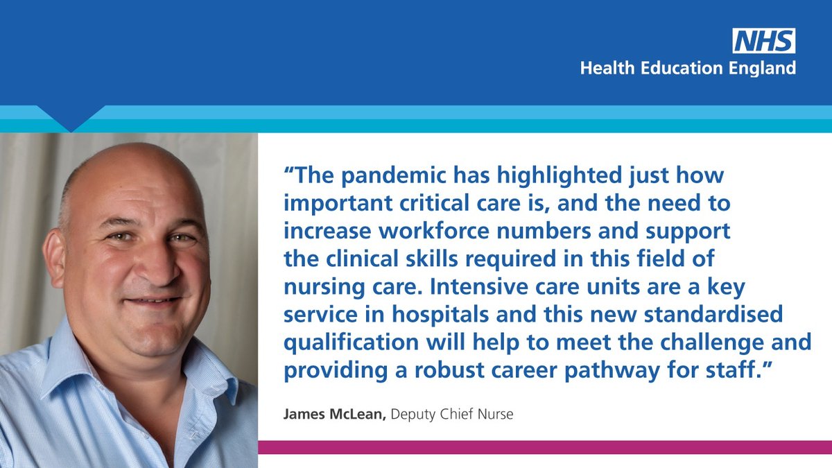 NHS England Workforce, Training and Education (@nhse_wte) on Twitter photo A new critical care qualification for nurses is on track for roll-out from September.
Find out more about it here π orlo.uk/vdAZU
<a href="/MRadford_HEECN/">Prof Mark Radford CBE PhD RN</a> <a href="/JamesIanMcLean/">James McLean MBE</a> <a href="/teamCNO_/">teamCNO π</a> A new critical care qualification for nurses is on track for roll-out from September.
Find out more about it here π orlo.uk/vdAZU
<a href="/MRadford_HEECN/">Prof Mark Radford CBE PhD RN</a> <a href="/JamesIanMcLean/">James McLean MBE</a> <a href="/teamCNO_/">teamCNO π</a>