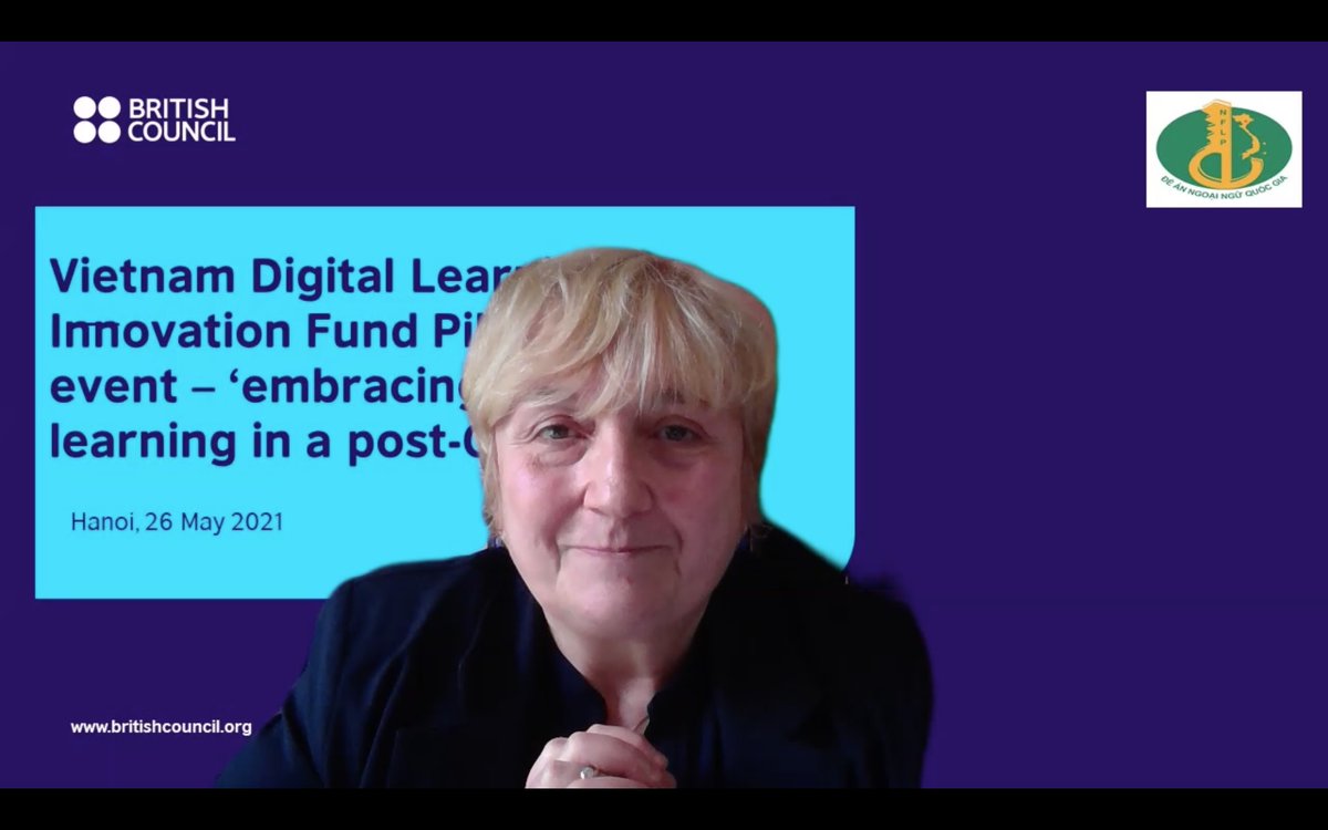The British Council Vietnam and Vietnam National Foreign Languages Project co-organise the Digital Learning Innovation Pilot project Launch event – ‘Embracing Digital Learning in a post-COVID world’ today and ViVEXELT project is honourably to be presented at the event 😍