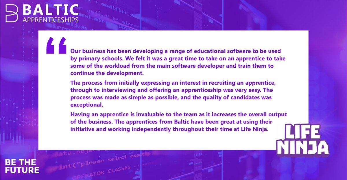 Baltic Apprenticeships tweet media