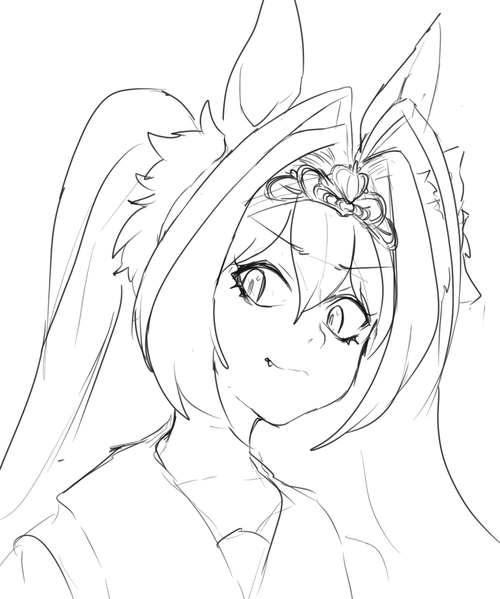 因子厳選が終わらないので描いてみたらパーツ多すぎてコストヤバイ 