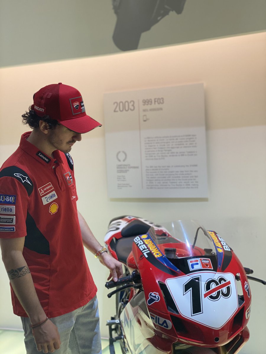 #ItalianGP 🇮🇹 

GOOD MORNING BORGO PANIGALE 🇮🇹 

I’m going to borrow one of these and go to Mugello? All right <a href="/ducaticorse/">Ducati Corse</a> ? 

#ForzaDucati 🛑  

#GoFree