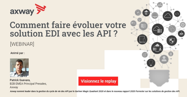 HamidRebah3's tweet photo. Comment faire évoluer votre solution #EDI avec les #API ? Découvrez la réponse en participant à ce webinar le 18 mai à 11h. @Axway #TransfoNum #EcosystemeIT #DigitalTransformation https://t.co/emhiBA8Wcr https://t.co/pi9qo1iyqc