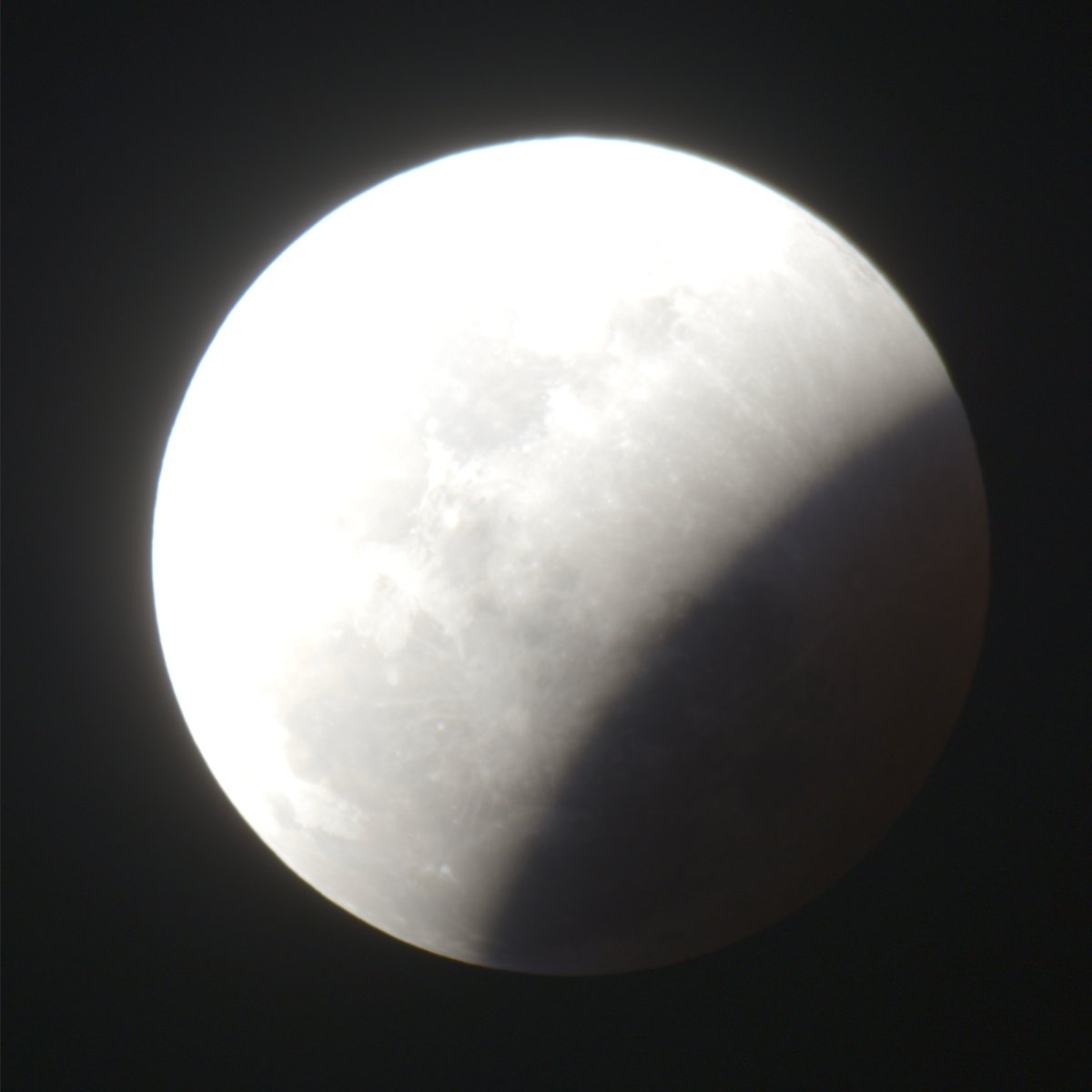 Lunar eclipse starts..