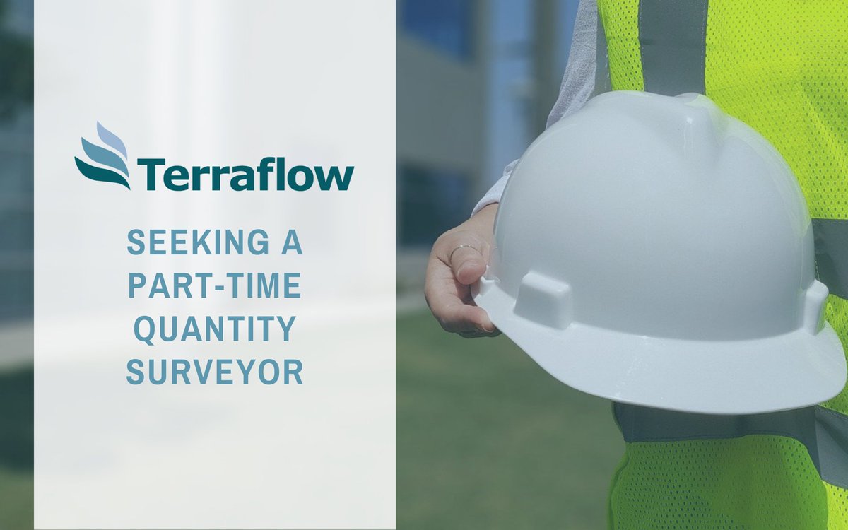❱ Seeking a Part-Time Quantity Surveyor - 📍Kent, UK

Terraflow is seeking a quantity surveyor to help us manage our projects in and around Kent.

Join #teamTerraflow and email your CV to our Operations Manager Scott Heptinstall - scott@terraflow.co.uk

#Terraflow #Civils