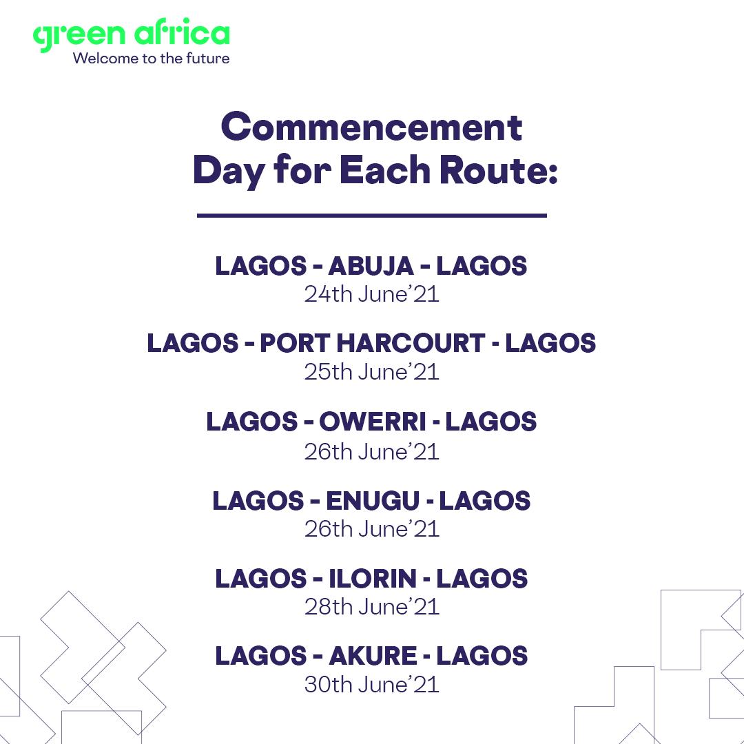 You can now plan your visit to any of our available destinations for flights starting from 24th June 2021!  
Check the banner for the start date of each route.  
Do you have any questions?  
Send an email to gCare@greenafrica.com or call us on 070GREENAFRICA. #CloserToYourDreams