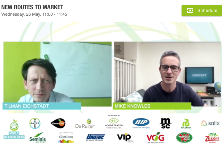 FruitnetLive's tweet photo. Tilman Eichstad of Hello Fresh explains how foodservice companies helped the company to quickly and successfully scale up its supply chain to meet the surge in Covid demand last year. #WorldOfFreshIdeas #FreshIdeas https://t.co/St55MdSUFj