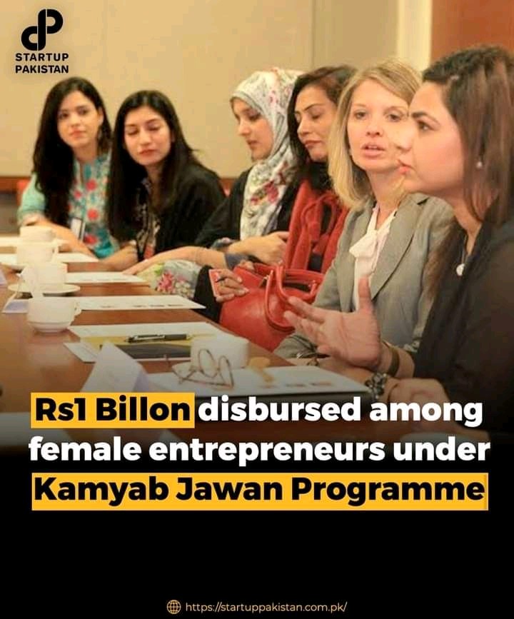 Mhuzaifa2021's tweet image. A golden opportunity for young Energetic Female Entrepreneurs for new startup bringing new ideas and utilizing entrepreneurial skills and get benefits from this scheme. Really Appreciated this scheme of Government.
#FemaleEntreprenuers 
#KamyabJawanProgramme