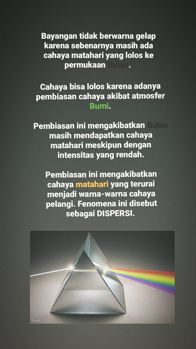 PL_Jogja's tweet photo. Jawabannya karena ATMOSFER bumi! Sebagian cahaya matahari dibiaskan oleh atmosfer bumi. https://t.co/SpDuKJQ3e7