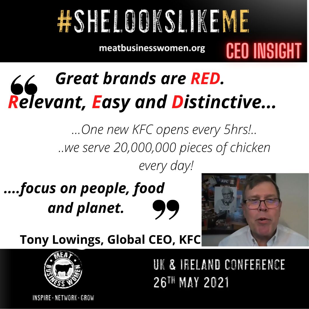 Loving being part of the <a href="/MeatWomen/">Meat Business Women</a> team today... <a href="/Ryan_Laura_/">Laura Ryan</a> doing what she does best! #BossingIt #SheLooksLikeMe #IWishILookedThisGood! Great openness and honesty from <a href="/kfc/">KFC</a> Global CEO, Tony Lowings to kick us off this morning!