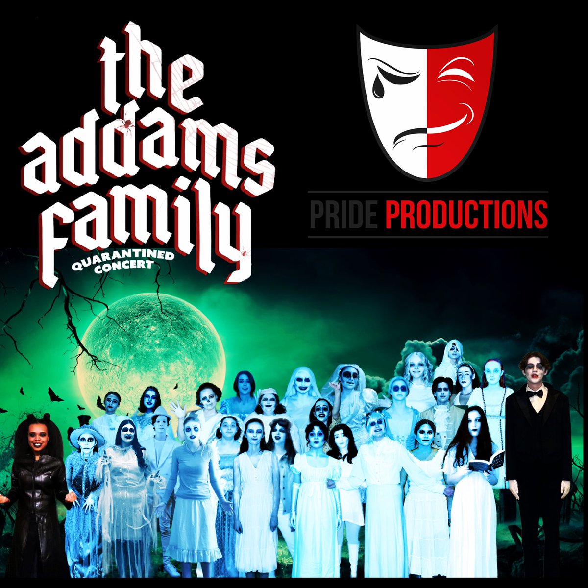 Did you know that over 80 voices can be heard in our virtual production of The Addams Family? Many of these students are a part of our amazing ancestor ensemble. Stay tuned for more info on streaming dates. #hhsaddams #whenyoureanaddams #comingsoon 👻🪦