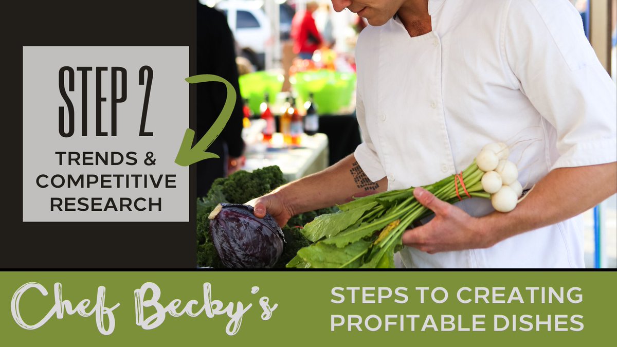 ResultsPDQ's tweet image. Do you know who your competitors are? What about the latest culinary trends? Let's unpack STEP TWO of RTS Partner @BeckyFoulk's blog on how to create profitable dishes ➛ hubs.ly/H0P1hVf0 #culinarydevelopment #profitable #creativemenu #kitchenoperations