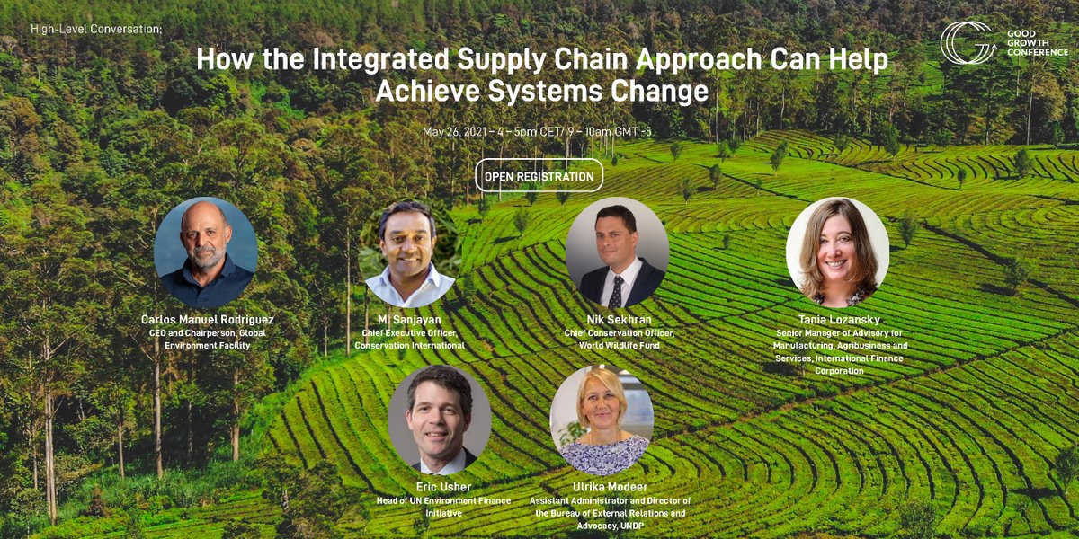UNDPplanet's tweet photo. Happening today! Join us for the #GoodGrowthConference #grandfinale at 9am GMT-5 /4pm CET & participate in a discussion to tackle deforestation from commodity supply chains with world-class global leaders. Reserve your place now: https://t.co/i1FN0MrNRz https://t.co/ZJyfWgjave