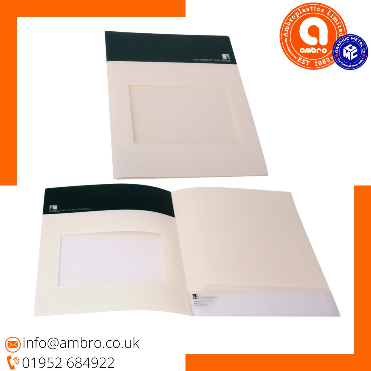 Ambroplastics's tweet photo. We all love an extra pocket right? Add extra storage into your folders for the work (or Certificates University of Leeds!) that keep on coming 😅 https://t.co/hm2fSgChSp