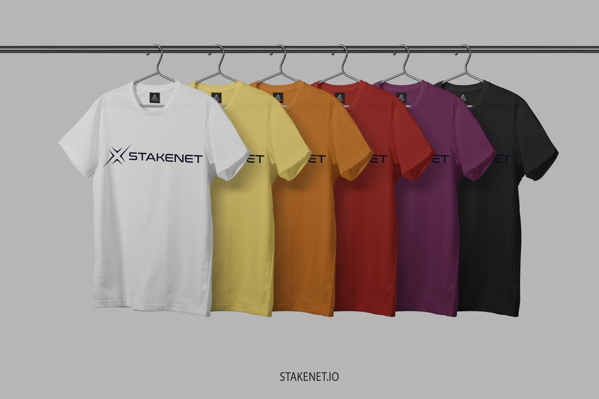 BtcNad's tweet photo. How want a #Stakenet T-shirt? Which one?
Tag @XSNofficial and @StakenetDEX to give us one of these T-shirts. 🥳✅
#Stakelords #DeFi $XSN https://t.co/1BV7INmjBa