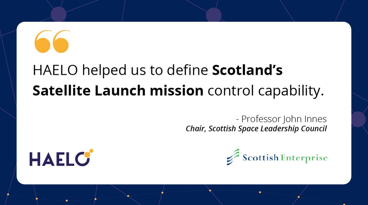 HAELO (@haelo_ltd) on Twitter photo We worked closely with <a href="/scotent/">Scottish Enterprise</a> and Scottish Space Leadership Council to help them create an accurate picture of Scotland’s mission control capability, leading to a clearer route and recommendations.
Read more here ➡️ haelo.io/prepare-to-lau… We worked closely with <a href="/scotent/">Scottish Enterprise</a> and Scottish Space Leadership Council to help them create an accurate picture of Scotland’s mission control capability, leading to a clearer route and recommendations.
Read more here ➡️ haelo.io/prepare-to-lau…
