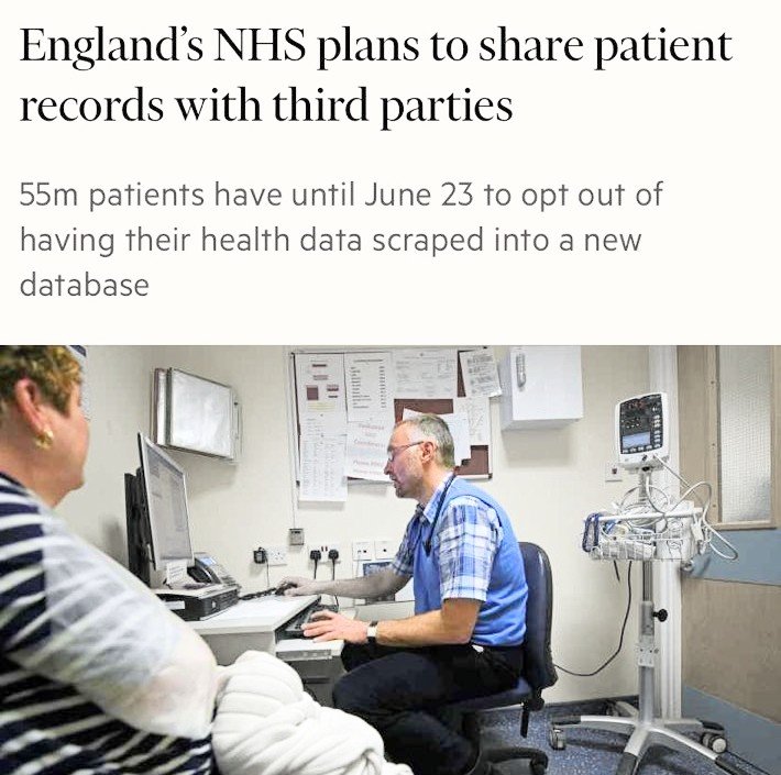DavidRoweWTL's tweet photo. Why isn't more being made of this 'sharing' our medical records by @UKLabour @LibDems @TheGreenParty etal? 
#NHS #WATON https://t.co/TBV7hcsYAm