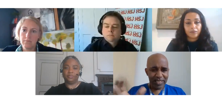 HSJevents's tweet photo. .@AntonEmmanuel2 says leadership accountability is really important and we can't JUST train people about racism because we still need to implement proper governance in order to restructure the system #HSJworkforce https://t.co/4YF6bWOttM