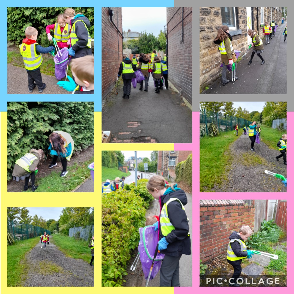 MrsBrockJLPS's tweet photo. The weather didn't stop our eco-warriors today on their very first litter pick! We stayed local to the school on our first trip out today but still managed to find enough litter to go in 4 bags. ☹A huge well done to everyone for their enthusiasm! ♻️ @JlpsS https://t.co/E7JGvhvjHb