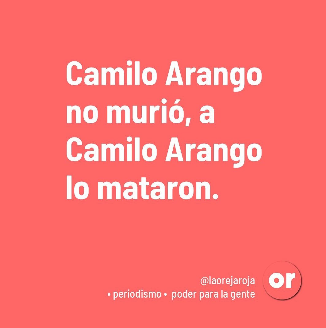 laorejaroja's tweet photo. Con Camilo Arango, de 19 años, ya son cinco las víctimas fatales que deja el accionar violento de la fuerza pública en Tuluá, Valle del Cauca.
¿Cuántos más? #Laorejaroja https://t.co/NQ1ufj4Pzt