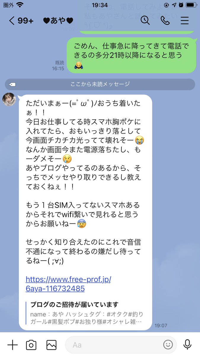 迷惑メール気を付け隊 迷惑メールではないけど Tinderの業者さんです 4枚目は名前違うけど同じ業者です 必ずブログに飛ばされます 美人からいきなり好意的なメッセージが飛んできたら気を付けましょう Tinder 業者