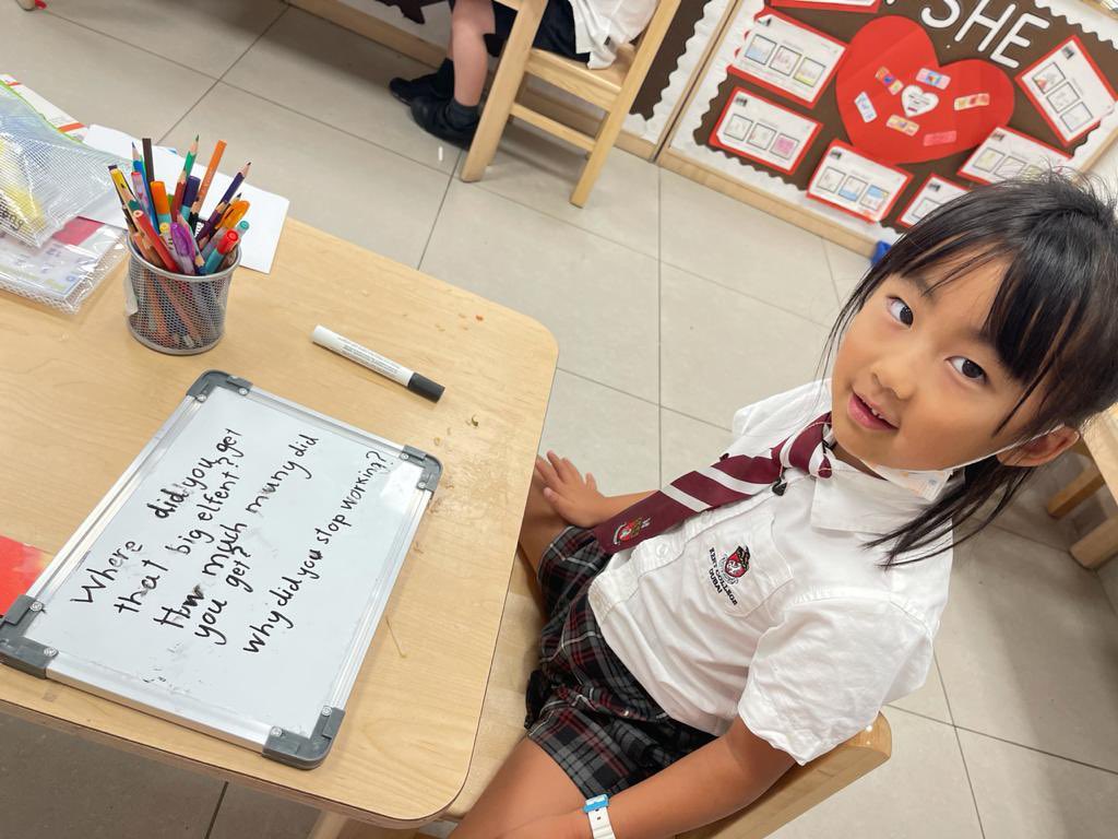 In Connected Learning the children were learning about the famous ringmaster P. T. Barnum. Here are some questions that they would have asked him. <a href="/KCD_Year1/">Year 1 @ Kent College Dubai</a> are really loving their new circus theme 🎪