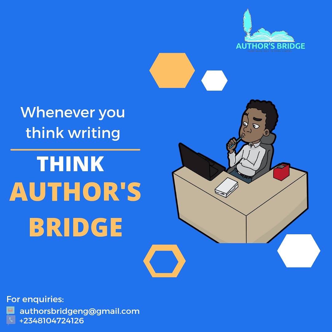 authors_bridge's tweet photo. Writing is all we do.

Would you like to save yourself the stress by leveraging our expertise today? Do not hesitate to contact us today!

#author #contentwriting #bookwriting #writersofinstagram #professionalwriters #nigerianbusinessowners #writingsolutions #leaders https://t.co/lW1ZBFoXEj