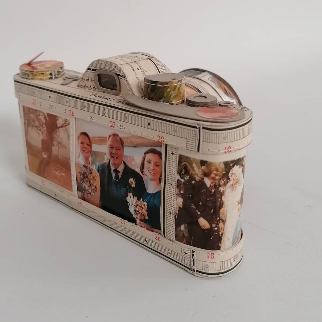 paperjennifer's tweet photo. So delighted to be able to share this incredible recent commission for one lucky dads 70th birthday. This was made using treasured family photographs, some of which where only 3cm wide, so a challenge to get it all to 'fit' and for the different sizes to sit comfortably together https://t.co/e1qQ86bINb