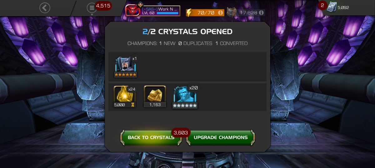 First dupe on Colo and Batman. Not too shabby after a fairly brutal season