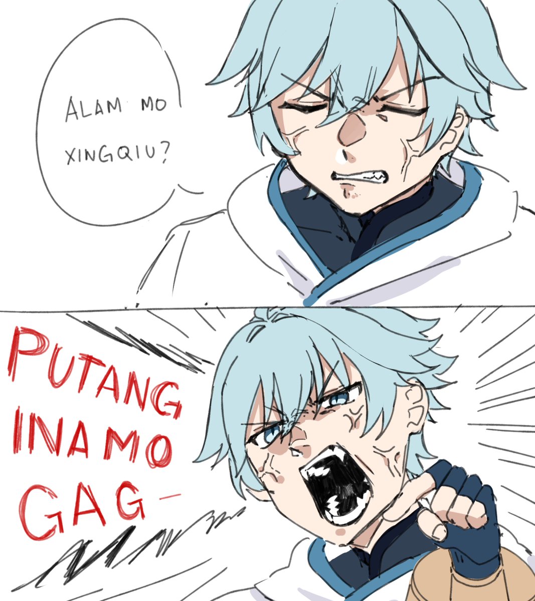 oh shiiddd he snapppp
EN TL:
C: yknow what Xingqiu?
C: FUCK YOU YOU SON OF A BI-
XQ: Just eat that out bro
XQ: are you ok now bro?
C: yeah thanks bro
#GenshinImpact #原神 #Chongyun #Xingqiu #xingyun