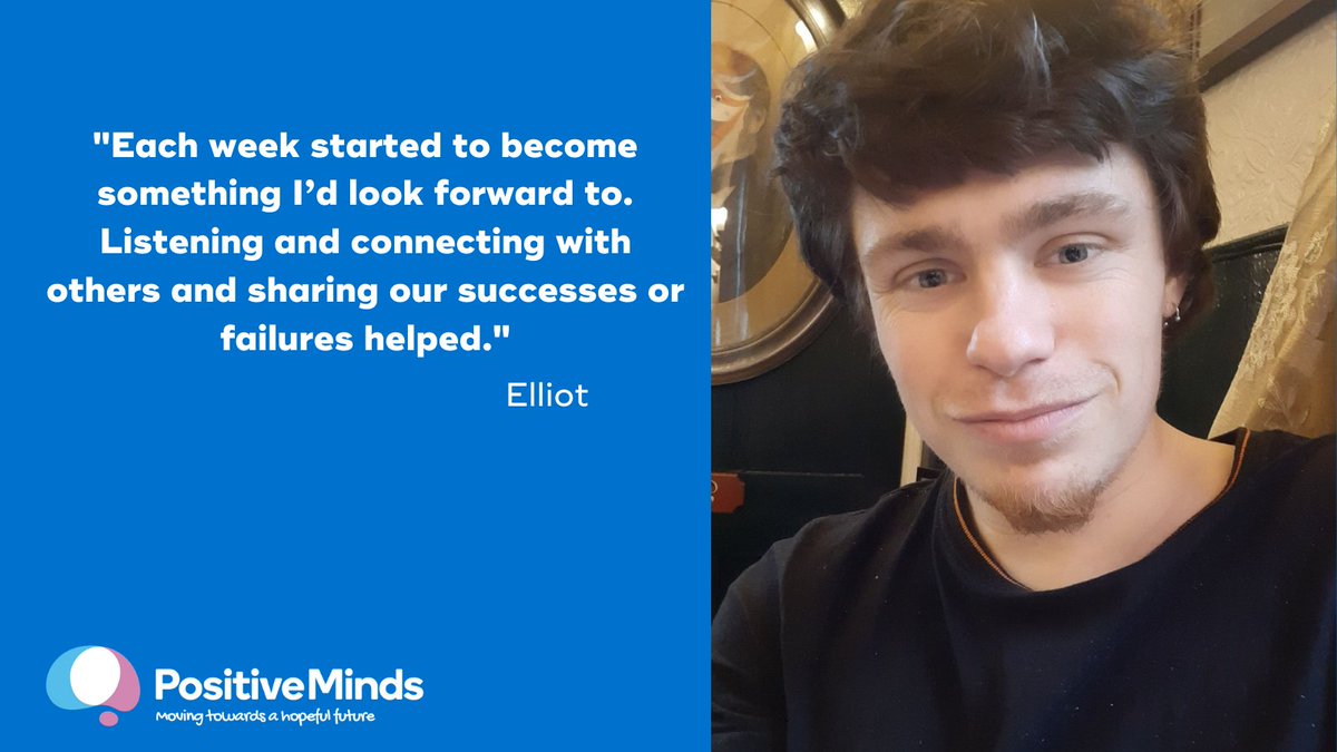 positivemindsp2's tweet photo. Elliot tells us how he managed to get from having 5-6 panic attacks a day to conquering fears and returning to work with the support of friends, family and Positive Minds in our new blog post. 
Read his story here: https://t.co/c0uOFX5gtG https://t.co/BE0UpNM9Gf