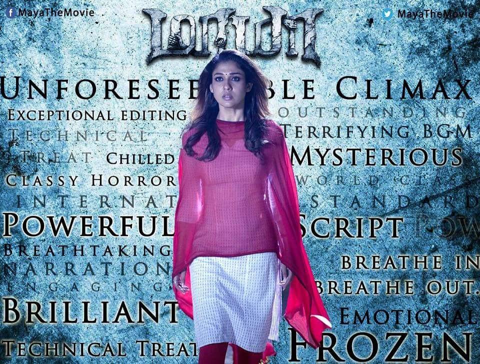 VSviewfinder24's tweet photo. This Is An Unbeatable Success For Any Other Heroine,,, #Nayanism Can Only Make This Happen. A Female Centric Film Running More than 100 days in another State #LadySuperstar For A Reason #LadySuperstarNayanthara #Maya2015 Blockbuster @Potential_st https://t.co/91Tfbvs5tJ