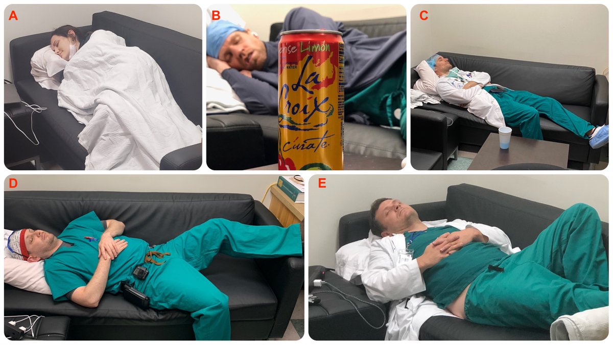 DukeSurgRes's tweet image. These rising chiefs sure have mastered the “sleep when you can” tenant of residency...Who does it best? Poll ⬇️

A) @CarrieBMoore1 #SnugAsABug
B) Shoffner #LaCroixKing
C) Schroder #FashionNeverSleeps
D) @bfgilmore1 #ModifiedLithotomy
E) @JRYerxa #RidingLow