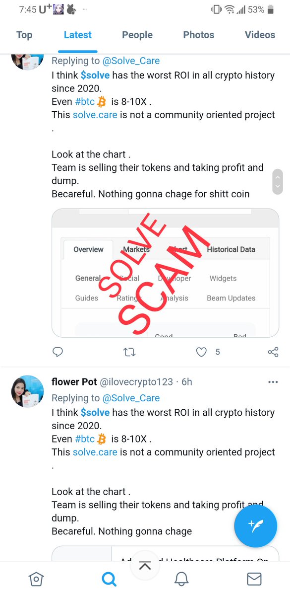 catdogdev's tweet photo. @Solve_Care $solve Scam?????? https://t.co/ucSURiPeYA